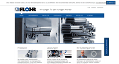 Desktop Screenshot of flohr-industrietechnik.de